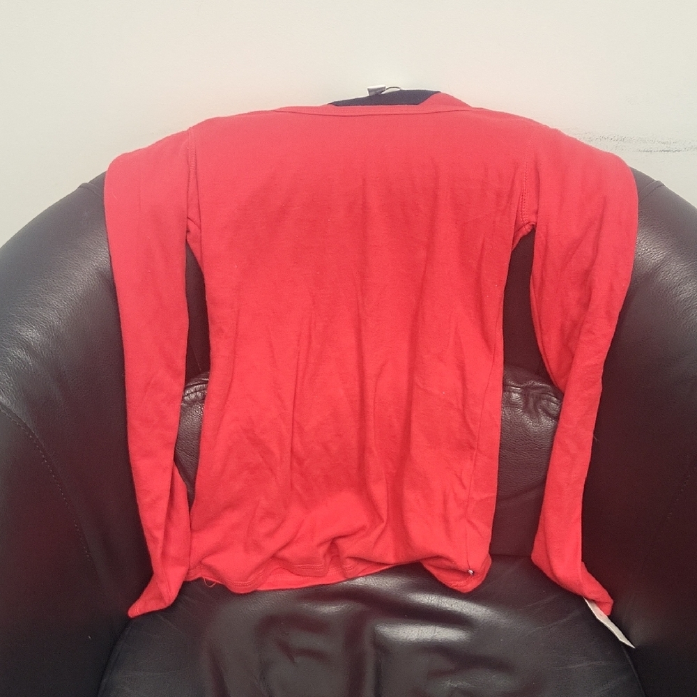 NWT Tommy Hilfiger Red Crew Neck Top